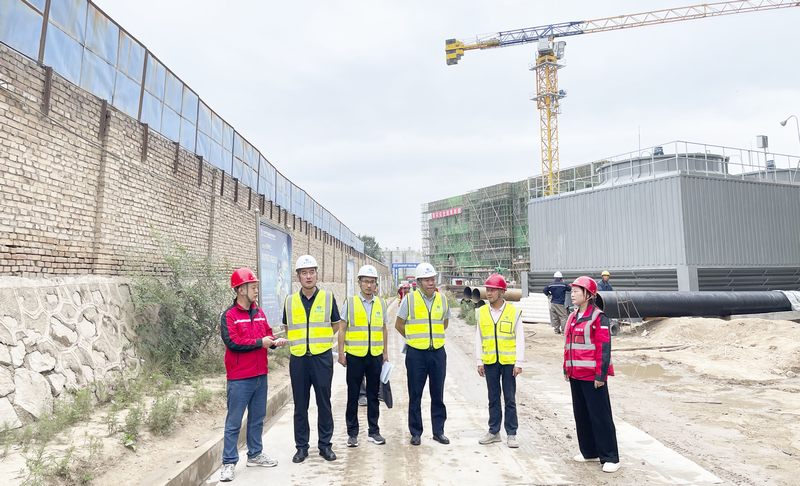 深入調研指方向 精準督導促發展——公司黨委書記、董事長袁斌帶隊督導隴西項目工程建設