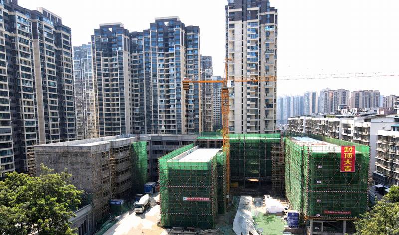 公司房建項目取得進展，多元化經營再添新力——資陽市雁江區第六中學主體教學樓順利封頂