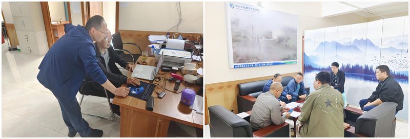 公司總工程師汪輝德一行到向家壩灌區北總一期二步工程項目調研指導工作?