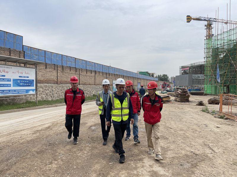  汪輝德帶隊赴隴西熱電項目督導(dǎo)檢查工作